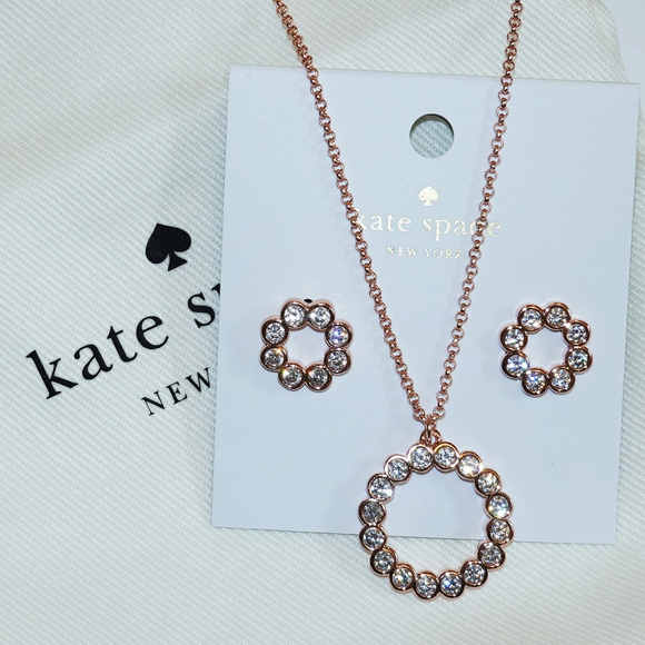Kate Spade Full Circle Pendant and Earrings Set - Picture 2 of 4